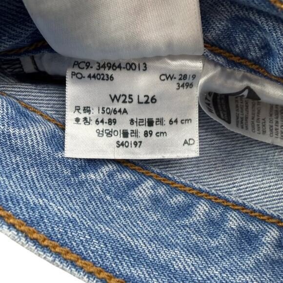 LEVI'S Premium Wedgie Straight Size 25 Authentically Yours - Picture 7 of 10
